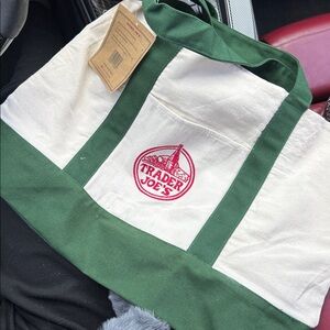 Brand new Trader Joe’s green big tote!